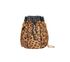 Leopard Print Bucket, front view